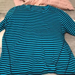 Knit striped shirt